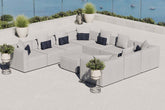 Saybrook Outdoor Patio Upholstered 10-Piece Sectional Sofa Modway Model: eei-4389